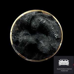 Synthetic Raw White Black Low Melt Polyester Staple Fiber Anti Pilling