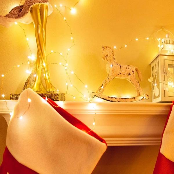 Wedding Copper Wire Lights Outdoor AC 240V 100 LED 10M With Remote Timer