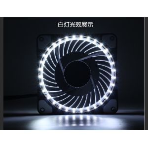 Wind light RGB LED Fan with Rf Remote Control Set 12v 120mm Adjustable LED for