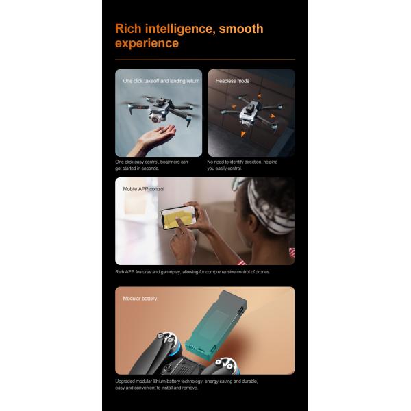 K6 Max Drone Wifi Foldable Remote Control Helicopter Perfect for Thrilling RC Dron Toy Gifts