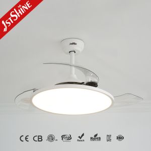 Space Saving Invisible LED Ceiling Fan Light with Retractable Blades in Mordern