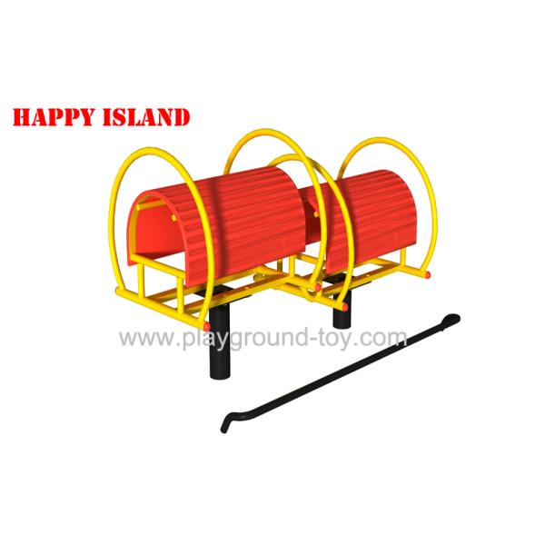Health Outdoor Gym Equipment , Happy Sport Outdoor Gym Equipment