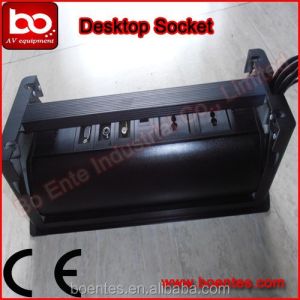 Conference Table Motorized Desktop Socket with AV Interface/Anchor Pop Up Box