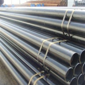 ASTMA53 API5L Round Black Carbon Steel Pipe Plain Screwed Finish