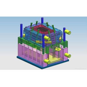 Fruit Crate Plastic Injection Mould Auto Drop Cold Runner for Lybia