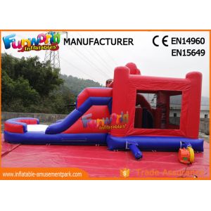 PVC Tarpaulin Commercial Bouncy Castles Spiderman Inflatable Bouncer Slide