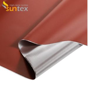 Heat Resistance 550C Silicone Coated Fiberglass Fabric high temperature