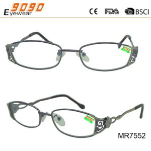 Newest Style 2019 Fashionable reading glasses with stainless steel,metal parts