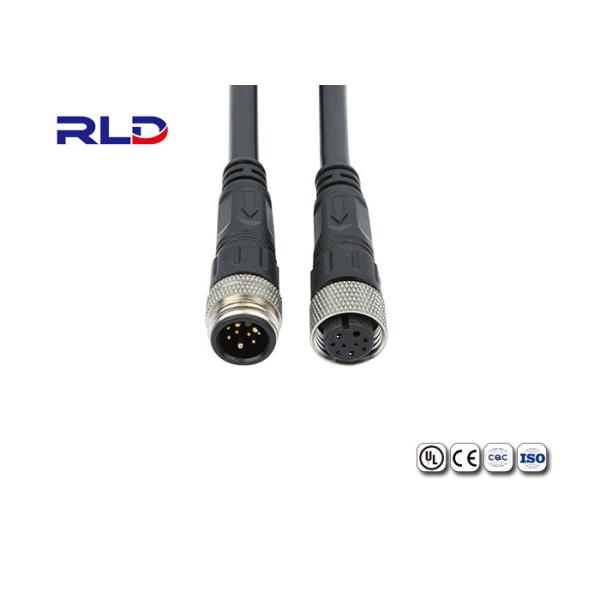 Buy Led Strip 6 Pin Connector Screw Threaded IP68 Waterproof Connector With Cable at wholesale prices