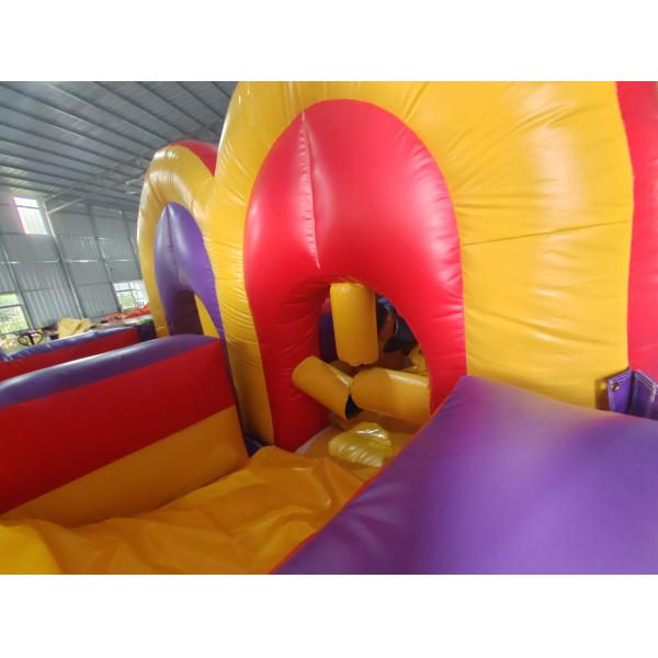 Pvc Tarpaulin Inflatable Obstacle Courses Outdoor Backyard Fun Run Sport For Toddler