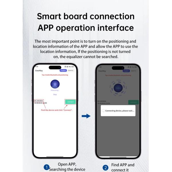 Enerkey BMS Protection Electric Vehicles Smart Bms 16S 17S 18S 19S 20S 21S 22S 23S 24S 100A 200A 300A with 8A Active Balance
