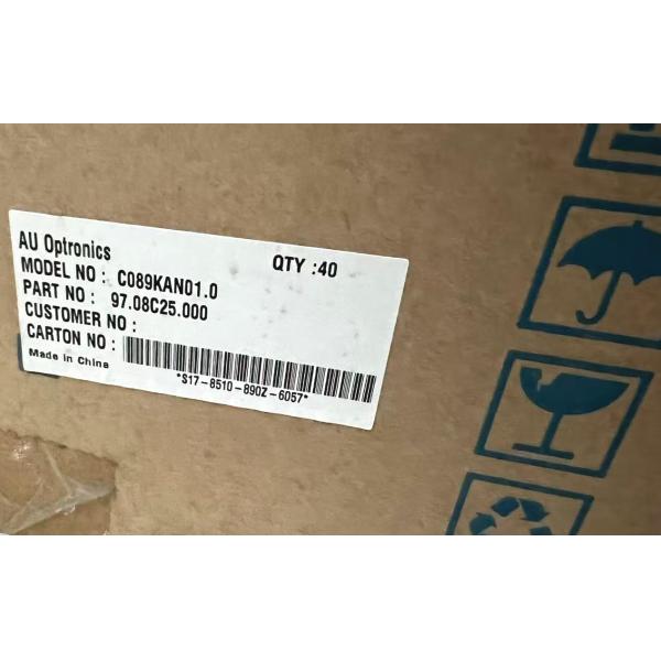 AUO 8.9inch Stretched Bar LCD Display C089KAN01.0 40Pin Monitor 1280*272pixels for Outdoor