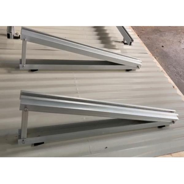 Buy 60° Angle Anodized SUS304 Flat Roof Solar Mounting System at wholesale prices