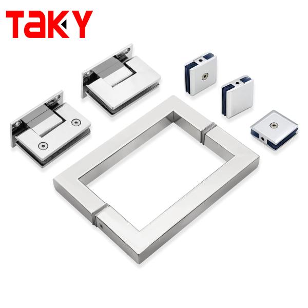 90 Degree Double Shower Hinge Door Window Hinges for Long Life Frameless Glass Door