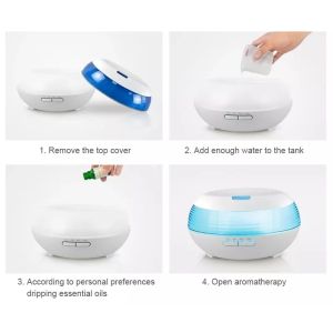 5 In 1 300ml Ultrasonic Aromatherapy Essential Oil Diffuser