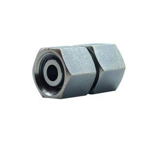 Metric Bite-Type Tube Fitting Straight Adapter with Swivel Nut Model NO. 3C-W 3D
