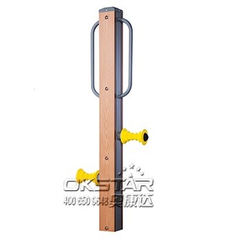 outdoor wooden fitness equipment--WPC Outdoor Fitness Equipment Wooden Leg