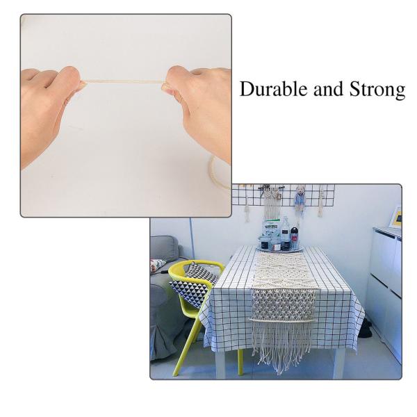 Wholesale colorful cotton rope macrame cord for DIY decorative