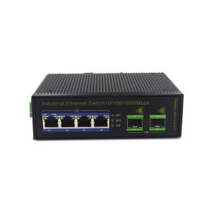 3W IP40 MSG1204P 1000M 100Base-T Fiber PoE Ethernet Switch