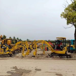 Used Komatsu PC18 1.8Ton Mini Digger Crawler Excavator with 0-2000 Working Hours