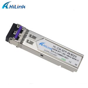 Commercial Grade 1.25G CWDM 1270~1610nm 80KM ZR Dual LC CWDM SFP Modules DDM