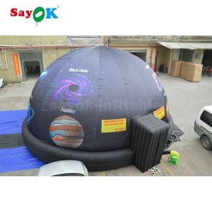 China 3d Cinema Tent Portable Inflatable Dome Panetarium 5m Projector Planetarium for School on sale