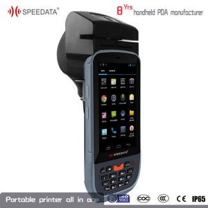 Quality Mobile Handheld PDA Thermal Printer With Wifi Bluetooth GPRS GPS for Railway ticket for sale