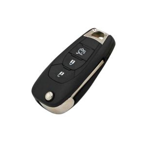 Black Chevrolet Flip Key / Chevrolet Key 3 Buttons 433 Mhz Fob PCF7961 Chip