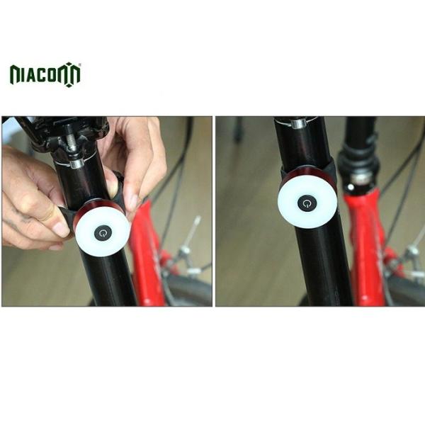 Buy 650mah Rechargeable USB Bike Tail Light 50m*40mm*45mm With 7 Modes Function at wholesale prices