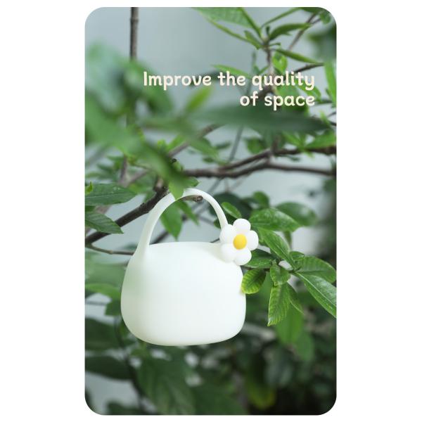 DIY Creative Gift Handbag Silicone Clapping Lamp With Time Bedside Decoration Atmosphere Sleeping Night Light