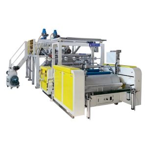 Plastic Film Extruder Machine Double Layer Polyethylene Stretch