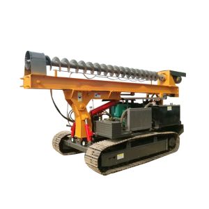 Ground Screw Helical Construction Pile Drilling Machine With 4105 Turbocharged