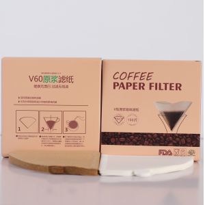 02 Drip V Shaped Coffee Filter For Dripper 100PCS