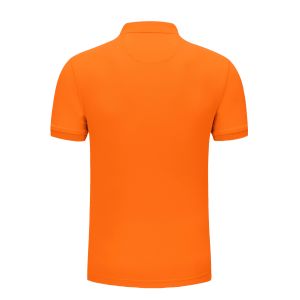 Customized Printed Orange Polo T Shirt ODM Available