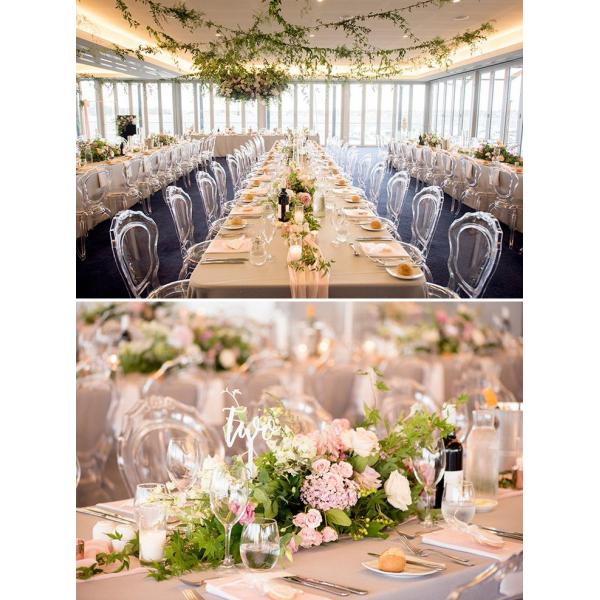 Luxury plastic wedding chair