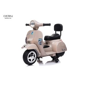 EN62115 Mini Vespa Scooter 6V 3KM/HR Mp3 Play For 5 Year Olds