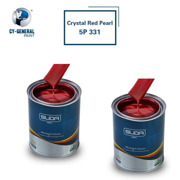 Buy Spray High Consistency 1K Crystal Red Pearl Paint Body Carpaint at wholesale prices