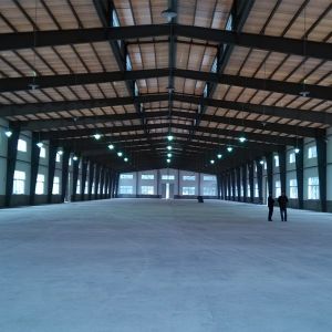 35m Clear Span Steel Structural Construction Prefabricated Light Weight Building