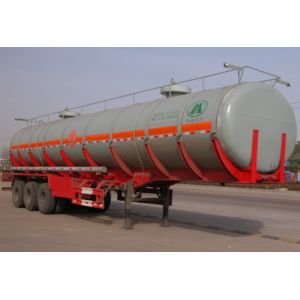 China Road Truck Fuel Tanks , Semi Water Tank Truck For Liquid Transportation on sale