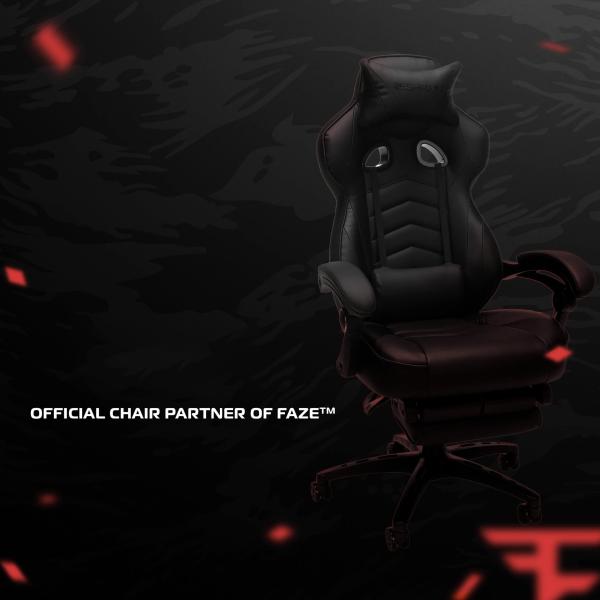 Comfortable Ergonomic Gaming Chair with Adjustable Fabric and Integrated Headrest