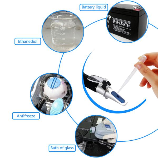 Digital ATC Antifreeze Refractometer With Box , E -84f-32f P -60f-32f B 1.100-1.400sg