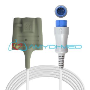 China 3ft TPU Mindray Spo2 Sensor DB9 9 Pins Connector Finger Tip Type For Adult on sale China 3ft TPU Mindray Spo2 Sensor DB9 9 Pins Connector Finger Tip Type For Adult on sale