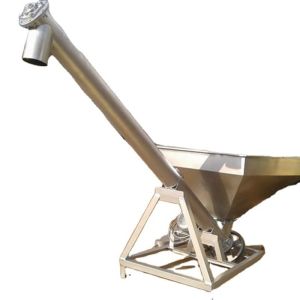 Recycling Stainless Steel Auger Conveyor Customized Auger Screw Feeder