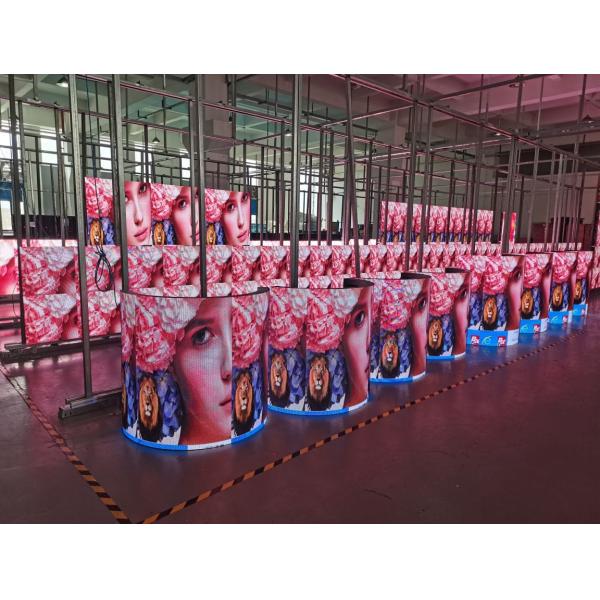 Small Pitch P2.35 LED Display Rental, Indoor, 2500nits Brightness, High Density led screen stage backdrop