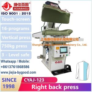 Suit Side Body 3ph Garment Pressing Machine / Ironing Equipment