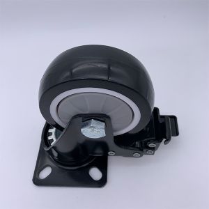 5 Inch PU Tread Swivel Caster with Brake