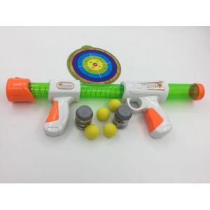 Safe Kids Sports Toys Pump And Launch Blaster Shooting Toy Gun With Foam Balls