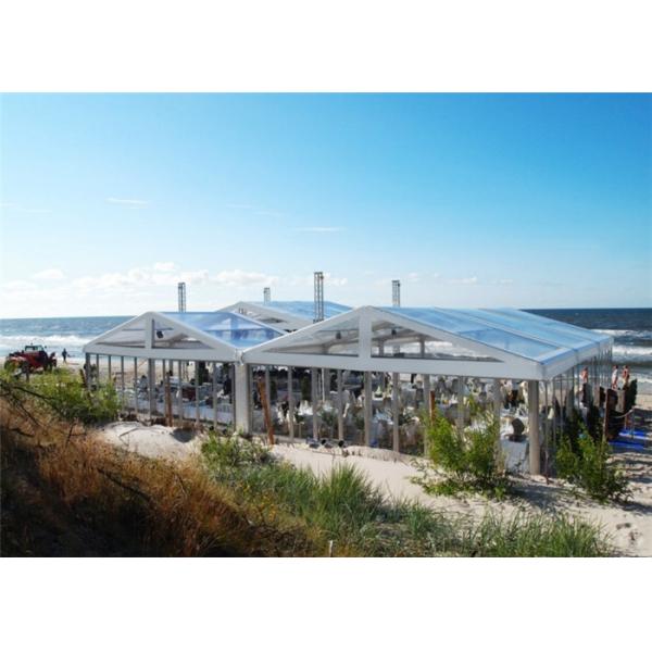 Royal Long Life Temporary Canopy Outdoor Party Tents With 10m X 25m Colorful Linings Curtains