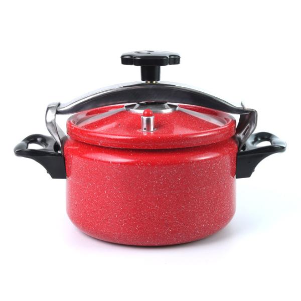 Buy Red Sanded Interior 3.6mm 11L Aluminium Pressure Cooker at wholesale prices