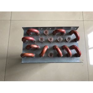 Finned Split Hydrophilic Copper Condenser Coil Micro Channel